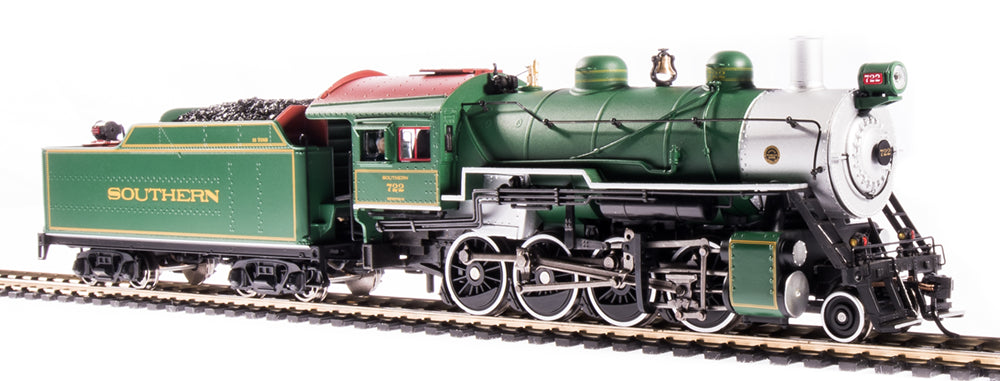 Broadway Limited #6352 2-8-0 Consolidation SOU #722 Green Excursion Service Version Paragon3 Sound/DC/DCC