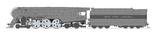 Broadway Limited #6824 NYC 20th Century Limited Dreyfuss Hudson NYC #5453 1940 paint scheme Paragon4 Sound/DC/DCC
