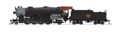 Broadway Limited #3972 USRA Heavy Mikado, CBQ 5501, Paragon4 Sound/DC/DCC