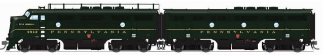 Broadway Limited #6656 EMD F3 A/B Set PRR 9512A/9512B DGLE Single Stripe Antenna A-unit Paragon4 Sound/DC/DCC Unpowered B