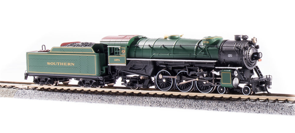 Broadway Limited #6228 Heavy Pacific 4-6-2 SOU #1374 Sylvan Green Paragon3 Sound/DC/DCC