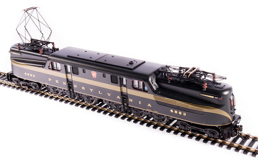 Broadway Limited #6360 PRR GG1 Electric #4883 DGLE 5-Stripe Gold Leaf Lettering &amp; Stripes Roman Lettering Paragon3 Sound/DC/DCC