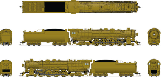 Broadway Limited #4924 Northern Pacific A-3 4-8-4 Unlettered Painted Brass w/ Paragon3 Sound/DC/DCC HO