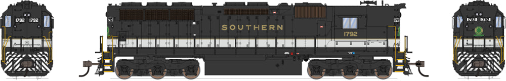 Broadway Limited #4291 EMD SD45 SOU #3128 Black White Gold Scheme Paragon3 Sound/DC/DCC HO (High Hood)