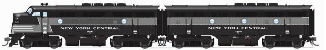 Broadway Limited #6655 EMD F3 A/B Set NYC 1616/2406 Full Lightning Stripes A-unit Paragon4 Sound/DC/DCC Unpowered B