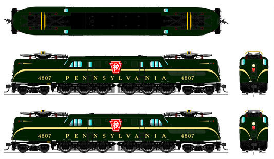 Broadway Limited #3447 GG1 Electric PRR #4821 DGLE Paragon3 Sound/DC/DCC