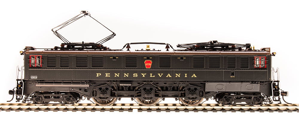 Broadway Limited #5930 PRR P5a Boxcab #4733 1930&#039;s Passenger Type DGLE Brown Roof Gold Leaf Roman Lettering Paragon3 Sound/DC/DCC