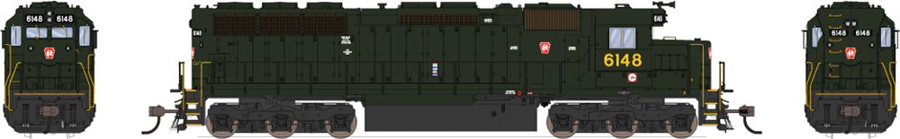 Broadway Limited #4289 EMD SD45 PRR #6148 Brunswick Green Paragon3 Sound/DC/DCC HO