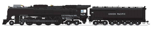 Broadway Limited #6643 Union Pacific 4-8-4 Class FEF-3 #838 Black &amp; Graphite Paragon4 Sound/DC/DCC Smoke