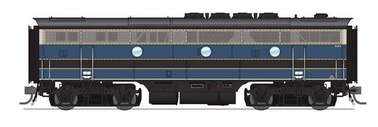 Broadway Limited #6661 EMD F3B B&amp;O 82AX Blue/Gray/Yellow Scheme Paragon4 Sound/DC/DCC