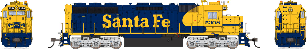 Broadway Limited #4282 EMD SD45 ATSF #5382 Yellow Bonnet Paragon3 Sound/DC/DCC HO