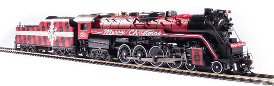 Broadway Limited #6811 Reading T1 4-8-4 Christmas Paint Scheme w/ Christmas Sounds Paragon4 Sound/DC/DCC Smoke