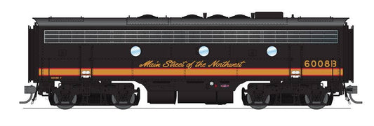 Broadway Limited #6689 EMD F7B NP 6008C Pine Tree Scheme Paragon4 Sound/DC/DCC
