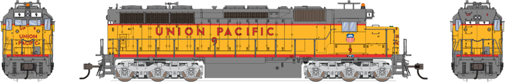 Broadway Limited #4296 EMD SD45 UP #21 Yellow &amp; Gray Paragon3 Sound/DC/DCC HO