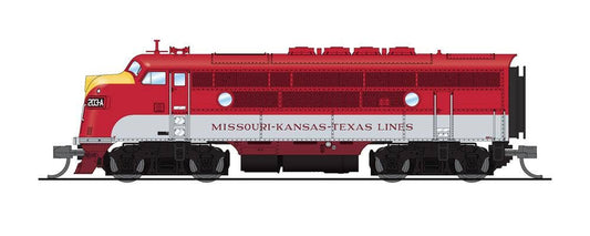 Broadway Limited #6834 EMD F3 A/B MKT 203-A/203-B Red Aluminum &amp; Yellow A-unit Paragon4 Sound/DC/DCC Unpowered B-unit
