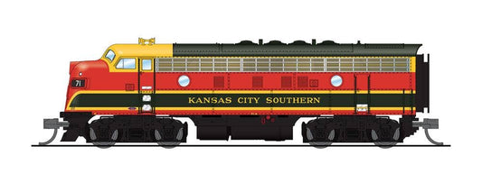 Broadway Limited #6864 EMD F7 A/B KCS 71A/71B Freight Belle Scheme A-unit Paragon4 Sound/DC/DCC Unpowered B