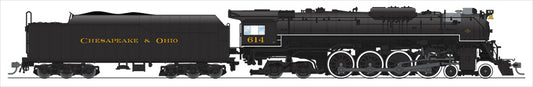 Broadway Limited #4906 C&amp;O J3a 4-8-4 Greenbrier Brass Hybrid #614 Excursion Service “Chesapeake &amp; Ohio�?Lettering w/ Paragon3 Sound/DC/DCC HO