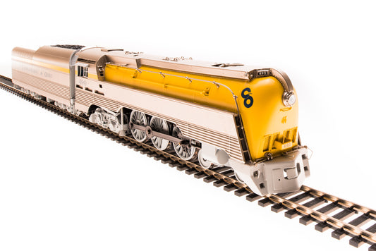 Broadway Limited #4556 Chesapeake &amp; Ohio Class L-1 Hudson #492 Later Yellow Boiler