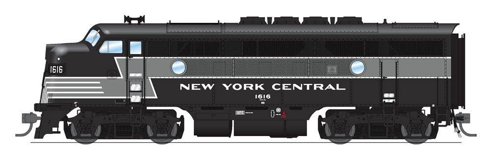 Broadway Limited #6665 EMD F3A NYC 1623 Full Lightning Stripes Paragon4 Sound/DC/DCC