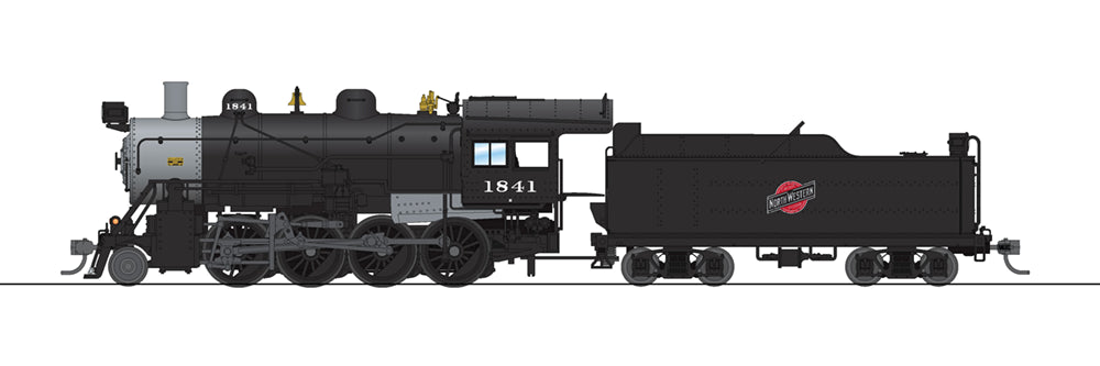 Broadway Limited #6343 2-8-0 Consolidation C&amp;NW #1841 Paragon3 Sound/DC/DCC Smoke