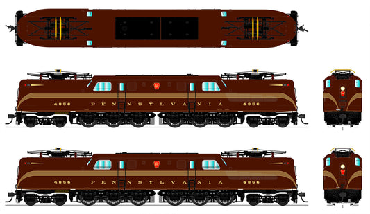 Broadway Limited #3449 GG1 Electric PRR #4857 Paragon3 Sound/DC/DCC