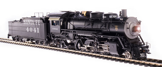 Broadway Limited #4761 ATSF 4000 Class 2-8-2 #4041 w/ road pilot Oil Tender Paragon4 Sound/DC/DCC HO