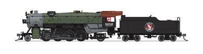 Broadway Limited #3974 USRA Heavy Mikado, GN 3202, Glacier Green, Paragon4 Sound/DC/DCC