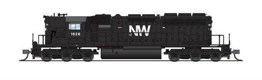 Broadway Limited #6212 EMD SD40-2 w/High Nose N&amp;W #1628 Large &quot;NW&quot; Scheme Paragon4 Sound/DC/DCC