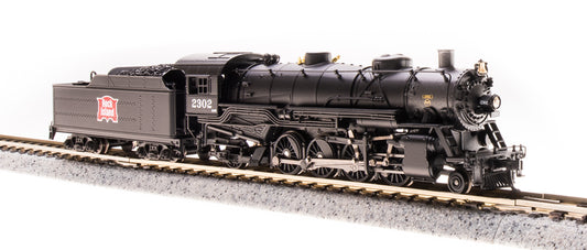 Broadway Limited #5979 USRA Light Mikado Rock Island #2307 Paragon3 Sound/DC/DCC