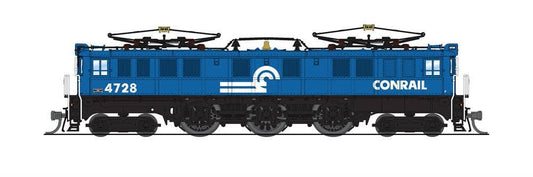 Broadway Limited #3965 P5a Boxcab, Conrail #4728, Conrail Blue, Paragon4 Sound/DC/DCC