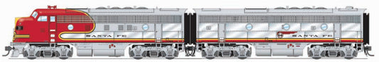 Broadway Limited #6650 EMD F3 A/B Set ATSF 31L/31A Warbonnet Scheme A-unit Paragon4 Sound/DC/DCC Unpowered B