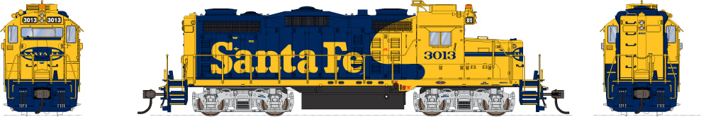 Broadway Limited #4265 EMD GP20 ATSF #3013 Yellow Bonnet Paragon4 Sound/DC/DCC HO