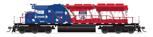 Broadway Limited #6798 EMD SD40-2 FGAR 7156 Paragon4 Sound/DC/DCC HO Florida Gulf &amp; Atlantic Railroad