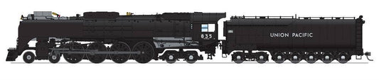Broadway Limited #6642 Union Pacific 4-8-4 Class FEF-3 #835 Black &amp; Graphite Paragon4 Sound/DC/DCC Smoke