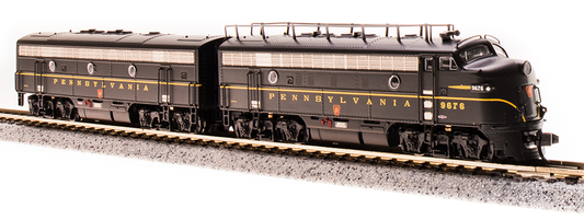 Broadway Limited #3805 EMD F7 A/B PRR 9676A/9676B DGLE Single Stripe A-unit Paragon3 Sound/DC/DCC Unpowered B
