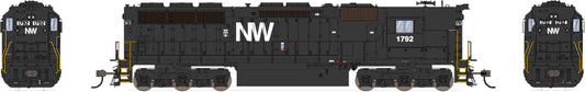 Broadway Limited #4288 EMD SD45 N&amp;W #1803 Black &amp; White Paragon3 Sound/DC/DCC HO (High Hood)