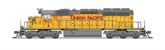 Broadway Limited #6205 EMD SD40-2 UP #1947 Yellow &amp; Gray w/Lightning Stripe Paragon4 Sound/DC/DCC