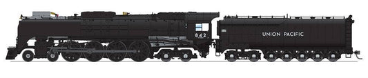 Broadway Limited #6644 Union Pacific 4-8-4 Class FEF-3 #842 Black &amp; Graphite Paragon4 Sound/DC/DCC Smoke