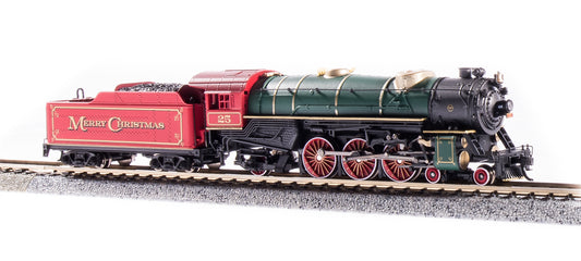 Broadway Limited #6232 Heavy Pacific 4-6-2 &quot;Merry Christmas&quot; Engine #25 Paragon3 Sound/DC/DCC