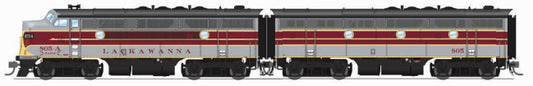 Broadway Limited #6654 EMD F3 A/B Set DLW 805A/805B Maroon/Gray/Yellow Scheme A-unit Paragon4 Sound/DC/DCC Unpowered B