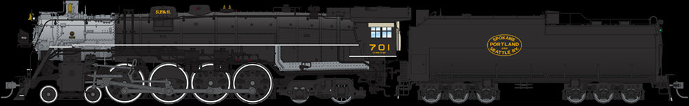 Broadway Limited #4926 SP&amp;S E-1 4-8-4 #701 w/ Paragon3 Sound/DC/DCC HO