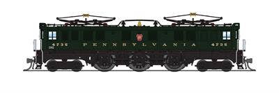 Broadway Limited #3960 PRR P5a Boxcab, #4735, Freight Type, DGLE,  Paragon4 Sound/DC/DCC