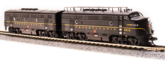 Broadway Limited #3793 EMD F3 A/B PRR 9512A/9512B DGLE Single Stripe Antenna A-unit Paragon3 Sound/DC/DCC Unpowered B