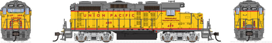 Broadway Limited #4279 EMD GP20 UP #491 Yellow &amp; Gray Paragon4 Sound/DC/DCC HO
