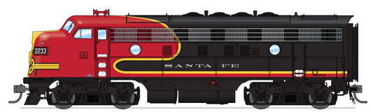 Broadway Limited #6671 EMD F3A ATSF #2234 &quot;Black Bonnet&quot; Scheme w/Sound/DC/DCC (Trainworld Exclusive)