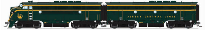 Broadway Limited #6653 EMD F3 A/B Set CNJ #51/#3C Green/Yellow Scheme A-unit Paragon4 Sound/DC/DCC Unpowered B