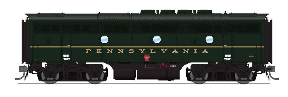Broadway Limited #6668 EMD F3B PRR 9504B DGLE Single Stripe Paragon4 Sound/DC/DCC