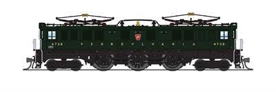 Broadway Limited #3956 PRR P5a Boxcab, #4738, Freight Type, DGLE, Paragon4 Sound/DC/DCC